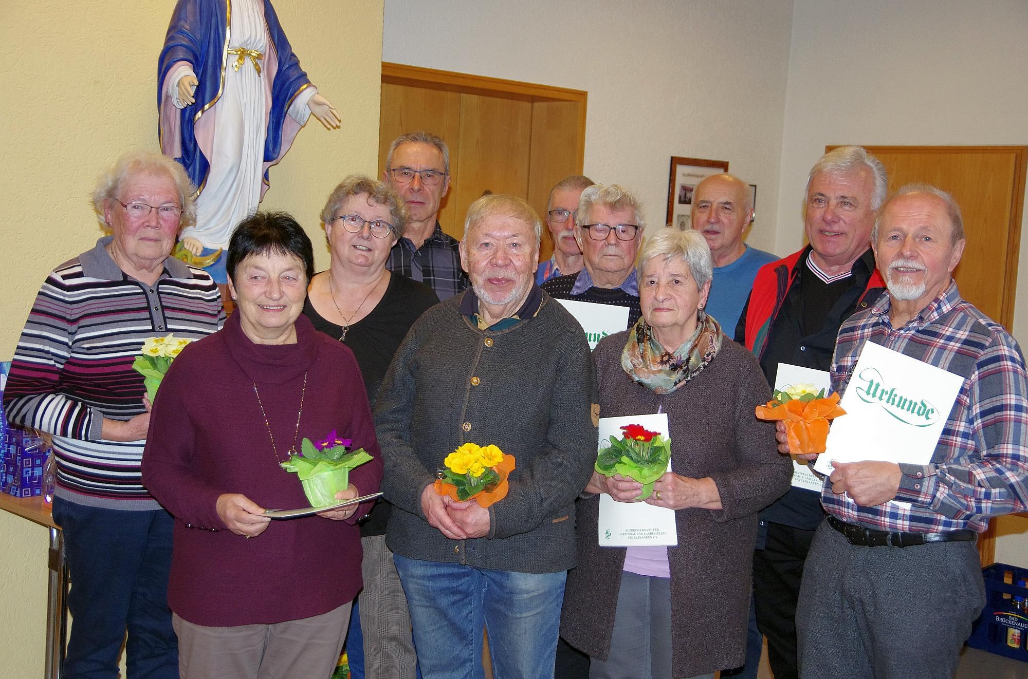 Jahreshauptversammlung beim Heimat Wander und Gartenverein Aschach