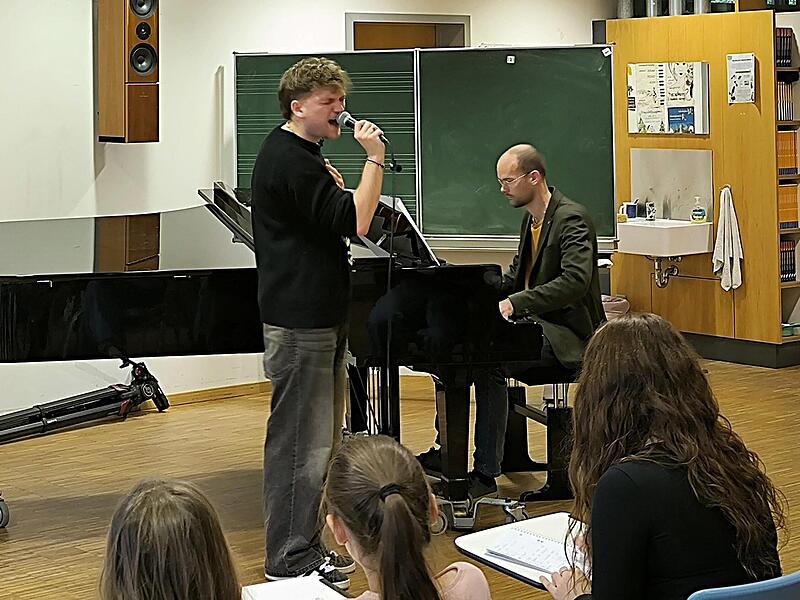 Voller Einsatz: Sebastian Zappel singt seit seiner Kindheit.