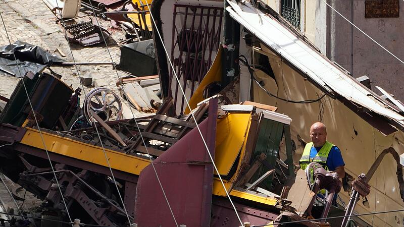 Nach Standseilbahn-Unfall in Lissabon