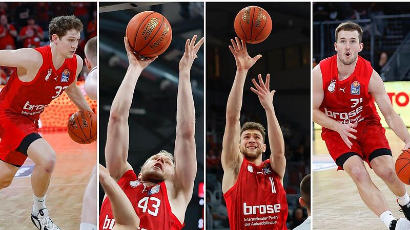 Erlebten alle nicht ihren besten Abend: das deutsche Quartett um (von links) Patrick Heckmann, Christian Sengfelder, Kevin Wohlrath und Spencer Reaves