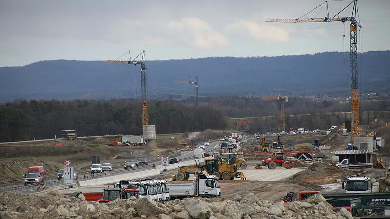 Baustellen A3 Wurzburg Nurnberg