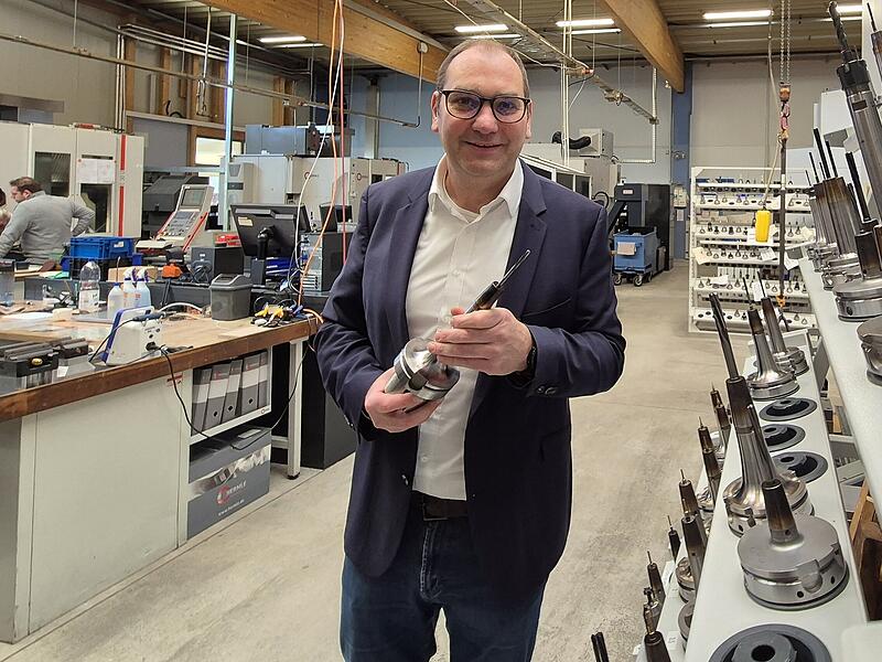 Herbert Grimmer leitet ein mittelst&auml;ndisches Unternehmen im Landkreis Bamberg