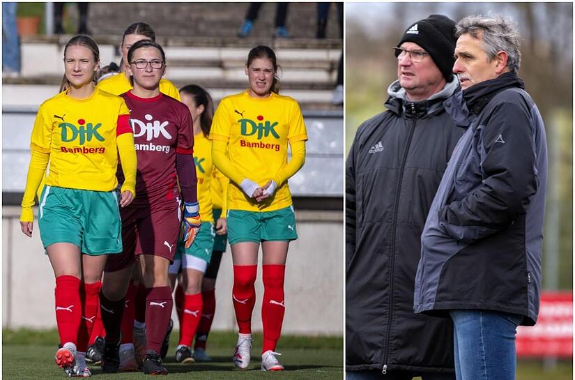 Die Damen der DJK Don Bosco Bamberg (linkes Bild) haben  nach dem Aufstieg in die Bezirksoberliga  alle elf Spiele gewonnen und führen souverän die Tabelle an. Der nächste Aufstieg  für das Team der Trainer Steffan Seidler und Thomas Fleischmann ...