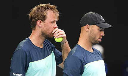 Mit Fokus zur alten Form: Kevin Krawietz (l.) und Tim P&uuml;tz wollen in Indian Wells zu alter St&auml;rke zur&uuml;ckfinden.