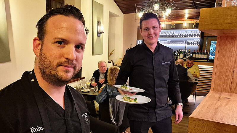 Fabio Galizia (links) in seinem Bamberger Edel-Restaurant Vita in der Oberen Sandstraße