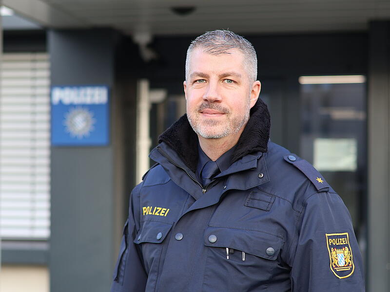 Daniel Hartmann ist seit Oktober Leiter der Polizeiinspektion Forchheim.