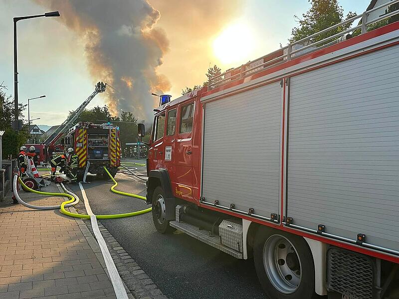 Dachstuhlbrand in Eckental-Forth Dachstuhlbrand in Eckental-Forth