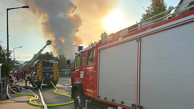 Dachstuhlbrand in Eckental-Forth Dachstuhlbrand in Eckental-Forth