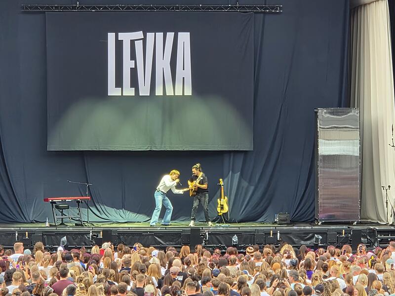 Wincent Weiss beim Open Air in Bad Kissingen