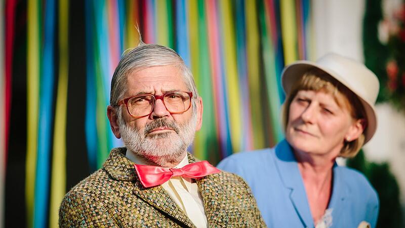 Georg Klarmann hier mit Birgit Amling in einer Szene.