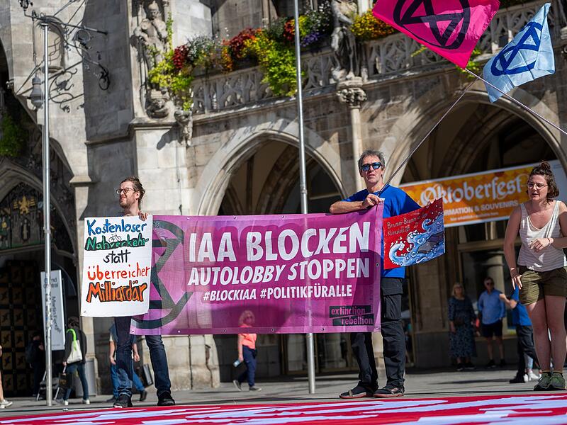Vor IAA - Protest