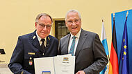Benno Metz (links) mit Joachim Herrmann Benno Metz (links) mit Joachim Herrmann