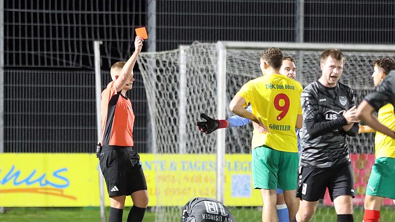Im Hinspiel gegen den TSV Eisingen sah Patrick G&ouml;rtler zwar nach nur 14 Minuten die Gelb-Rote Karte, dennoch gewann am Ende die DJK Don Bosco Bamberg souver&auml;n mit 3:0.