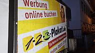 Plakatwand in Coburg