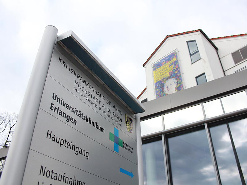 Das Kreiskrankenhaus St. Anna in Höchstadt. Das Kreiskrankenhaus St. Anna in Höchstadt.