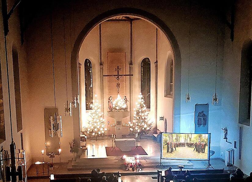 Eine besinnliche Atmosph&auml;re herrschte in der Kirche St. Nikolaus in Ebermannstadt.