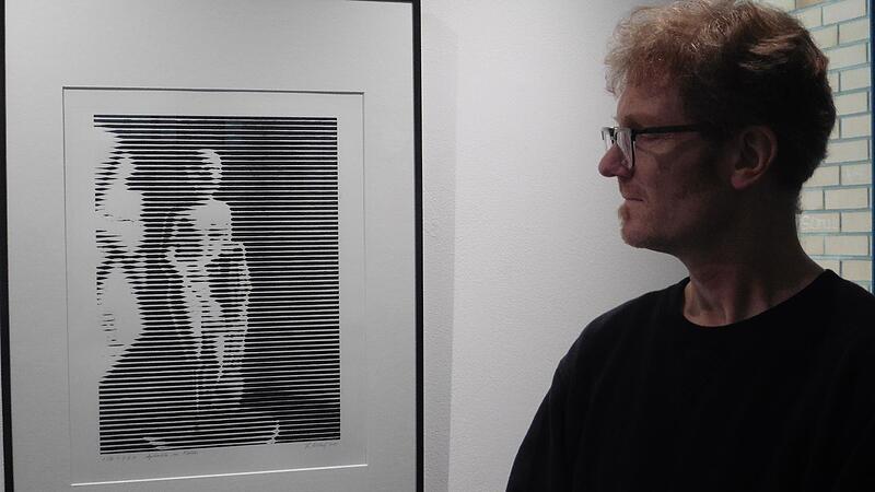 Thomas Michel vor der Aphrodite von Knidos