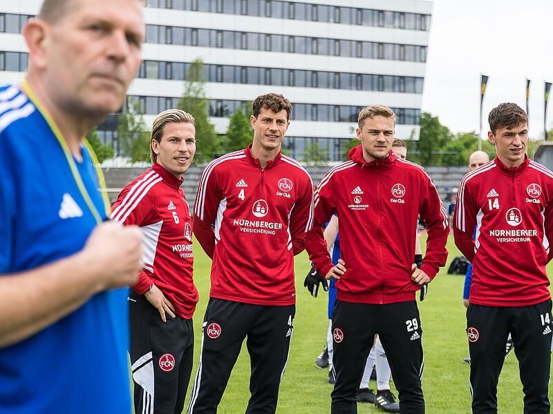 1. FC N&uuml;rnberg bolzt mit dem Special-Olympics-Team Deutschland in Herzogenaurach 2023
