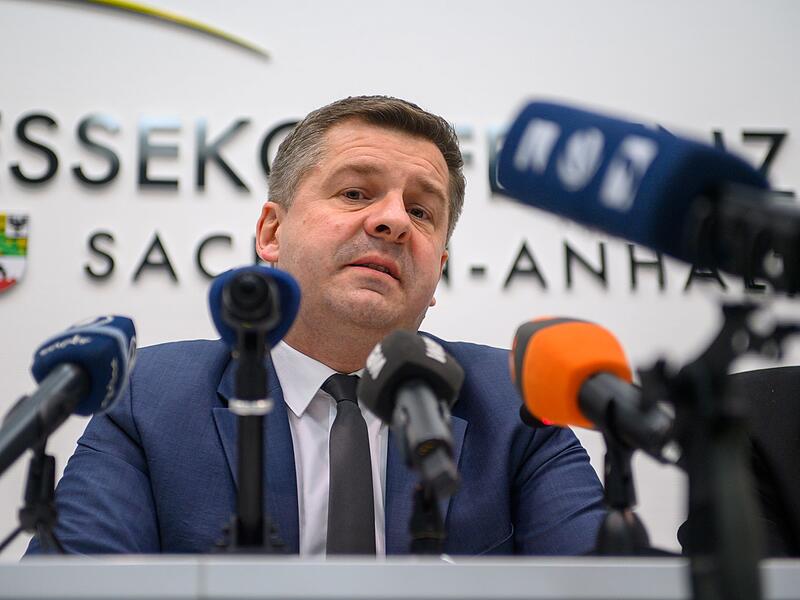 Kabinetts-Pressekonferenz in Sachsen-Anhalt Kabinetts-Pressekonferenz in Sachsen-Anhalt