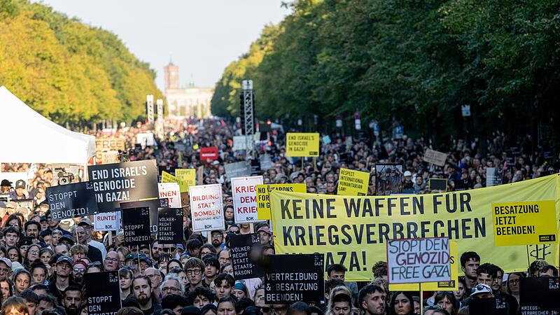 Demonstration für Gaza in Berlin