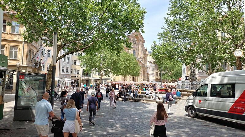 Bamberger Innenstadt Fu&szlig;g&auml;ngerz&auml;hlung