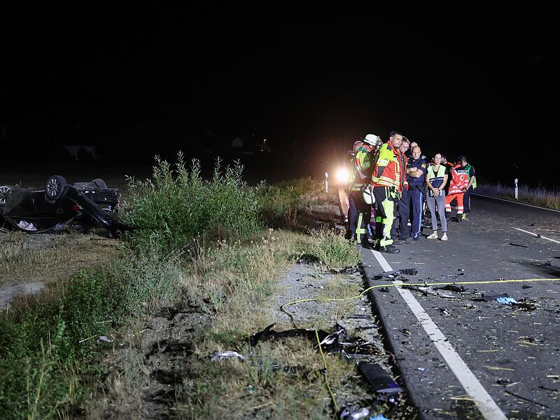 Schwerer Unfall auf Bundesstra&szlig;e in Mittelfranken