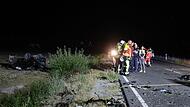 Schwerer Unfall auf Bundesstraße in Mittelfranken Schwerer Unfall auf Bundesstraße in Mittelfranken
