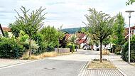 Blick in die Orffstraße in Neustadt