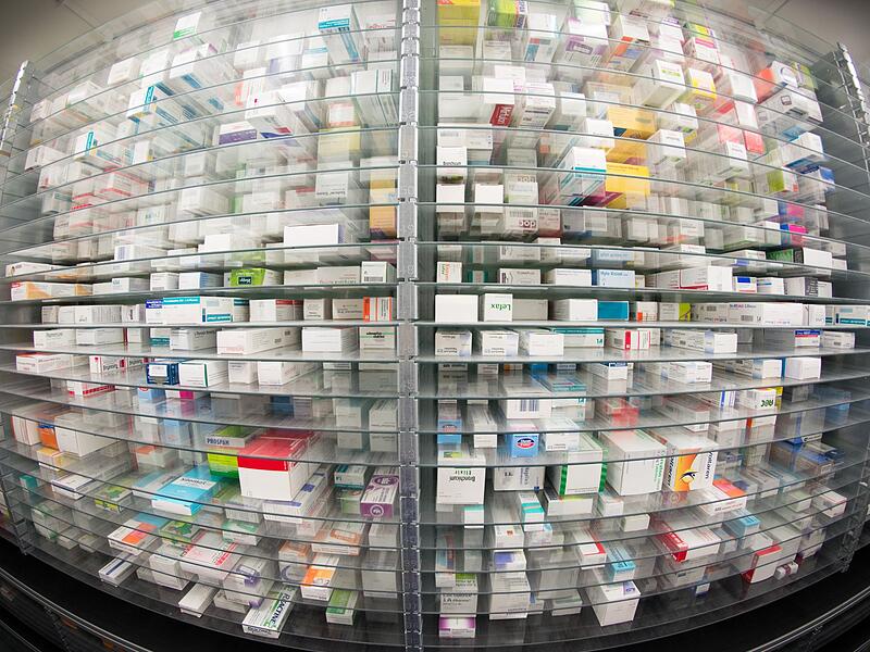 Arzneimittel in der Apotheke
