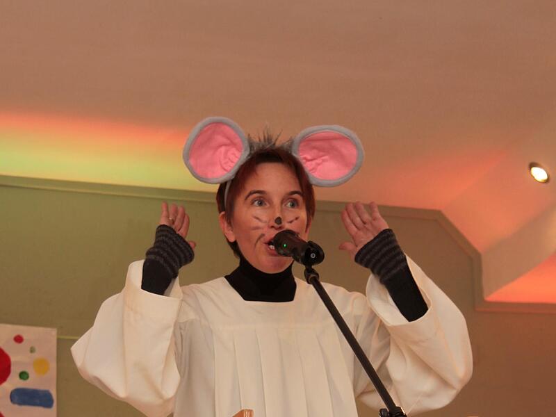 Pfarrgemeindefasching in Ebelsbach mit „Kirchenmaus“ und Weinprinzessin