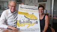 Dem Start der diesj&auml;hrigen Sommerkirchweih in Herzogenaurach fiebern German Hacker und  Ines Boubaker entgegen.