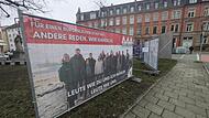 Wahlplakate Marienplatz in Bamberg
