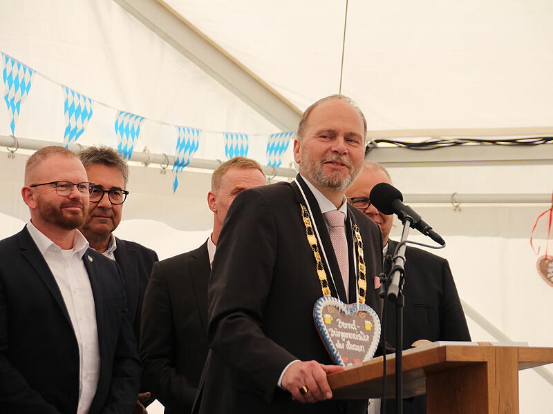 Verabschiedung von B&uuml;rgermeister Bernd Reisenweber in Ebersdorf bei Coburg