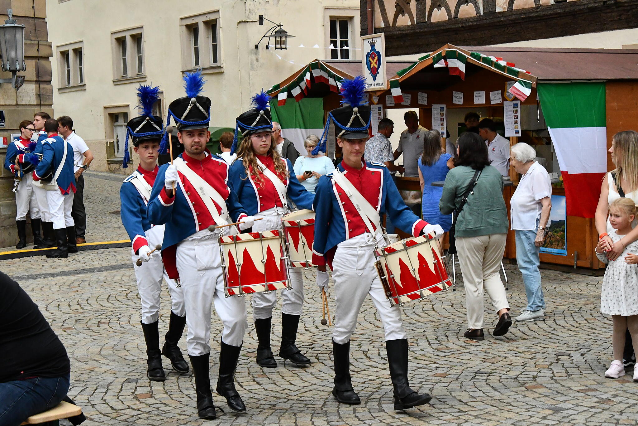 Rankozy Rakoczy-Fest 2025 in Bad Kissingen: Eröffnung im Regen