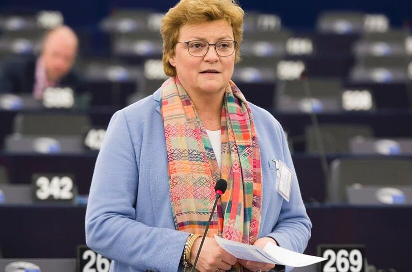 Die Europaabgeordnete Monika Hohlmeier im Parlament