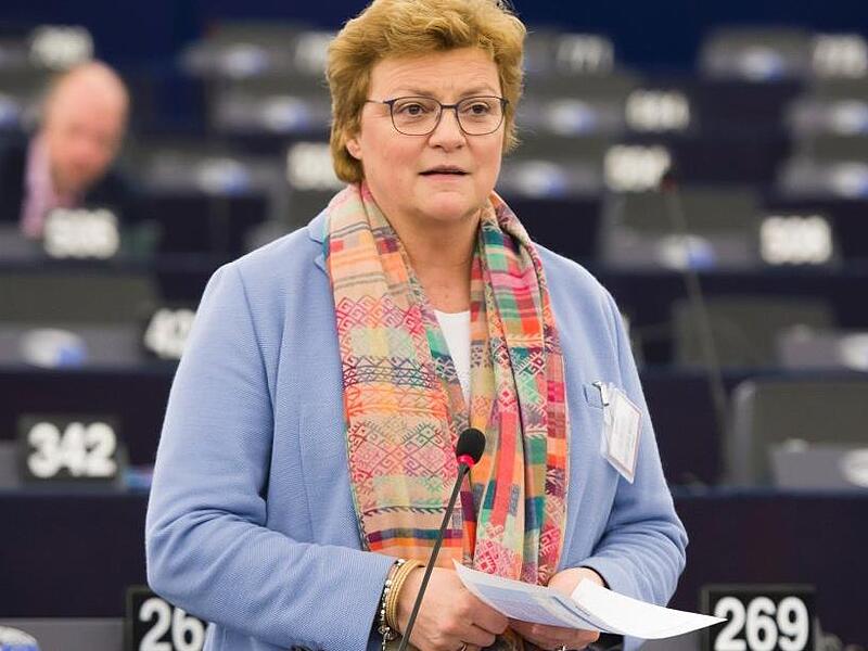 Die Europaabgeordnete Monika Hohlmeier im Parlament