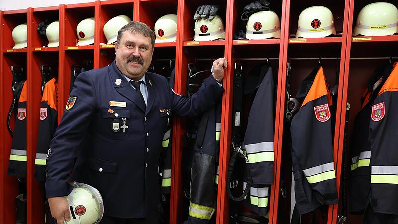 Harald Will ist seit 34 Jahren mit Leib und Seele Kommandant der Freiwilligen Feuerwehr Maierhof.