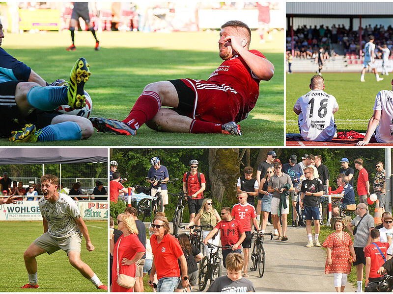 Die Fu&szlig;ball-Relegation in Coburg/Kronach/Lichtenfels sorgte wieder f&uuml;r tolle Bilder.