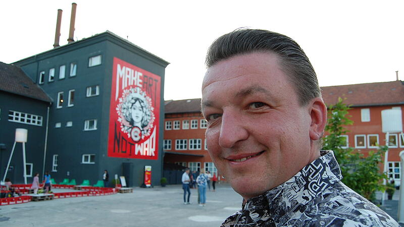Steffen Eberlein in der Cortendorfer Kulturfabrik. Am 21. Juni werden an gleicher Stelle die Beatsteaks erwartet.