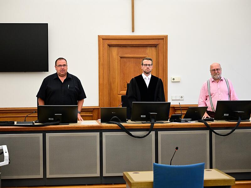 Die für Berufungen zuständige Erste Strafkammer mit ihrem Vorsitzenden Richter Alexander Baum