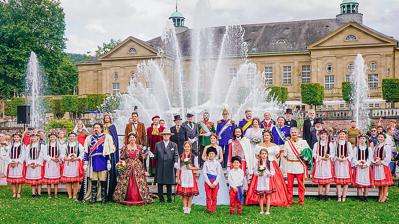 Historische Pers&ouml;nlichkeiten beim Rakoczy-Fest