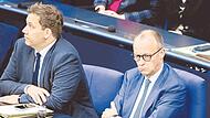 Zwischen Union und den Sozialdemokraten l&auml;uft es nicht rund: SPD-Chef Lars Klingbeil (links) und Kanzler Friedrich Merz.