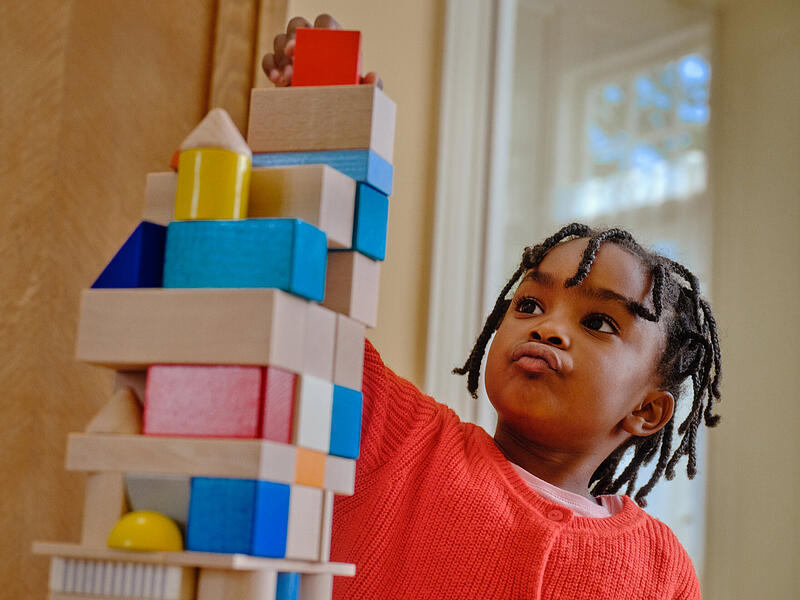 Neue Kampagne des Spielwarenherstellers Haba aus Bad Rodach im Landkreis Coburg Bauklötze