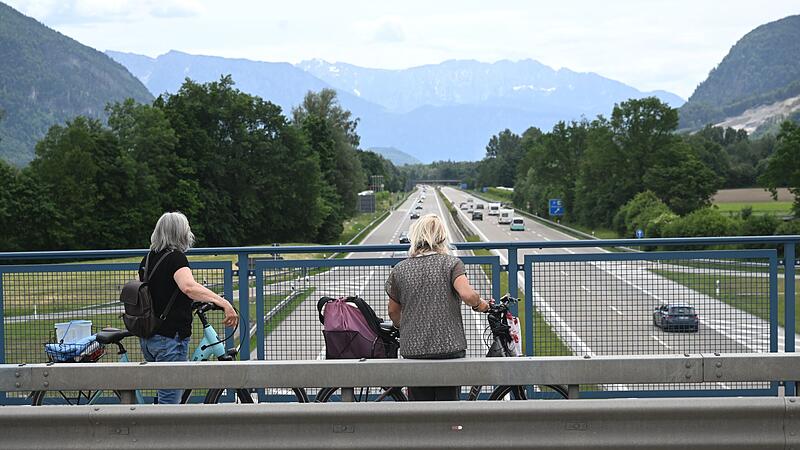 Demo auf Brennerautobahn - Deutschland