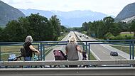 Demo auf Brennerautobahn - Deutschland Demo auf Brennerautobahn - Deutschland