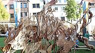 Neues Großkunstwerk an der Stadtpfarrkirche.