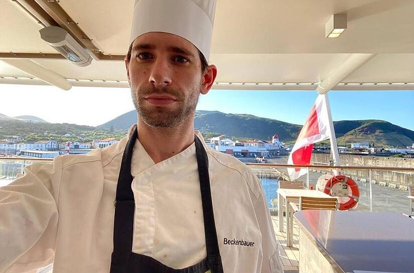 Kochen auf einem Kreuzfahrtschiff ist schön, aber auch stressig.