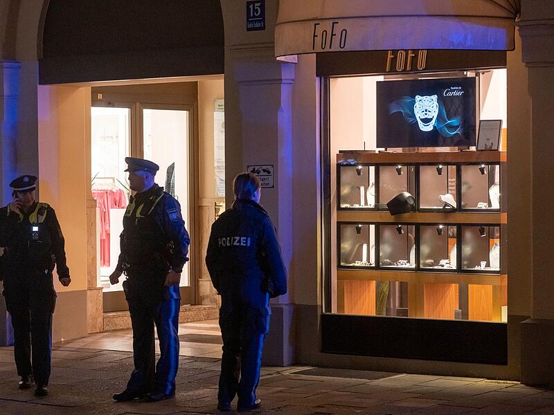 Einbruch in Juweliergeschäft in München Einbruch in Juweliergeschäft in München