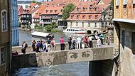 Umstrittene Bewirtung: Künftig fällt der Durchblick von der Oberen Brücke auf einen schmalen Biergarten.