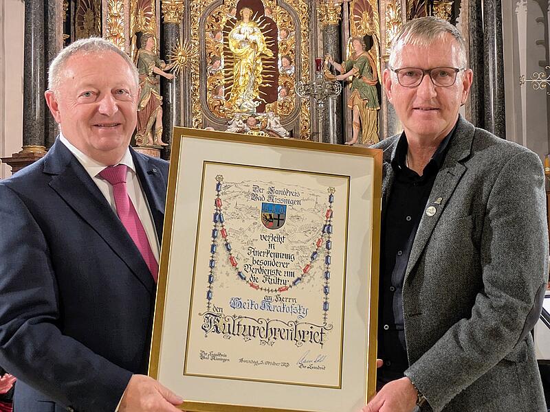 Heiko Krakofsky (Haard), langj&auml;hriger Leiter des Musikvereins Haard